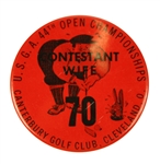 1940 44th Open Championship Contestants Wife Badge - Great graphic - #70