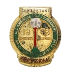 1948 All American Open Contestant Badge - Tam OShanter - Chicago - Lloy Mangrum Winner