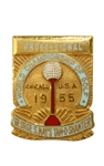 1955 George Mays Tam OShanter Chicago Tournament Contestant Pin - Doug Ford Winner
