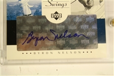 Lot of 5 Signed Golf Cards - 5 Byron Nelson Sigantures and 1 by Billy Casper (shared card) JSA COA