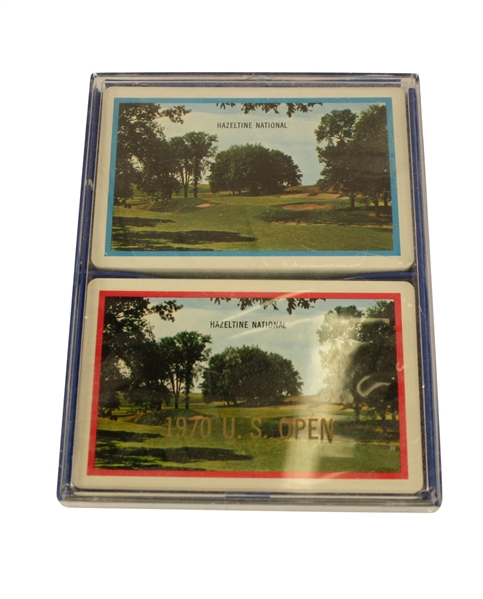 1970 US Open at Hazeltine National Set of Playing Cards in Case - Unopened