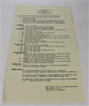1956 Labatt Open Pairing Sheets, Starting Times, and Rules