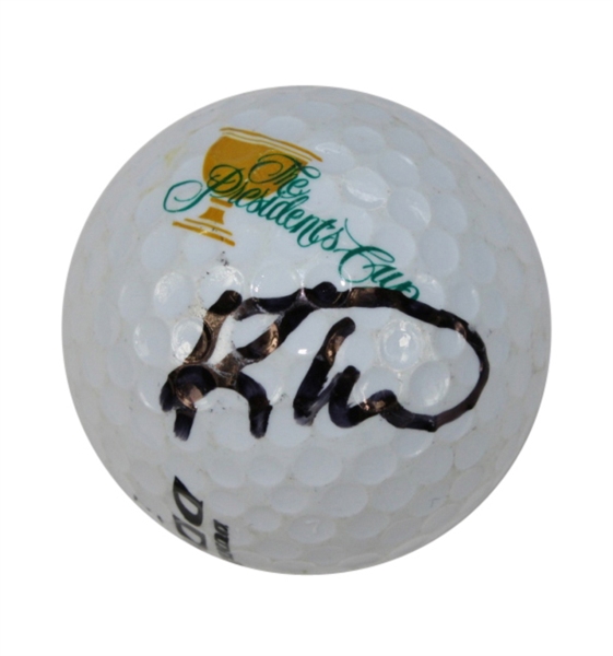 Kirk Triplett Signed Presidents Cup Logo Golf Ball JSA COA