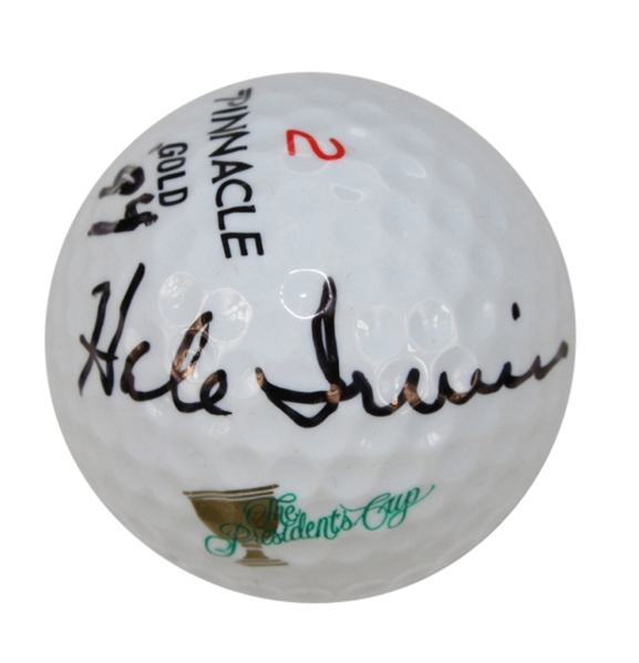 Hale Irwin Signed Presidents Logo Golf Ball with 94 Notation JSA COA