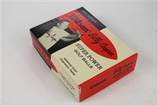 Billy Casper Wilsoin Super Power Dozen Golf Balls Signed by Billy Casper JSA COA