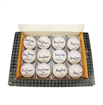 Billy Casper Wilson 100 Caldwell Dozen Golf Balls Signed by Billy Casper JSA COA