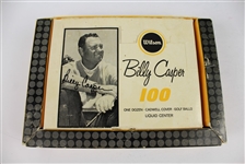Billy Casper Wilson '100 Caldwell' Dozen Golf Balls Signed by Billy Casper JSA COA