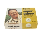 Billy Casper Wilson Super Power Dozen Golf Balls Signed by Billy Casper