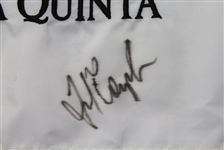 Fred Couples Signed Embroidered Skins Game Rancho La Quinta Flag JSA COA