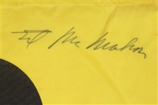 Ed McMahon Signed 1977 Ed McMahon Quad Cities Open Flag JSA COA