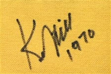 Kaiser International Open Cloth Flag Signed by 5 Champs Including Nicklaus JSA COA