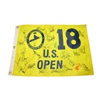 Multi Champs Signed 2002 UDS Open Bethapge Black Flag - 24 Signatures JSA COA