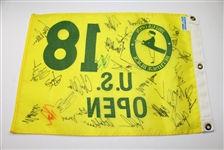 Multi Champs Signed 2002 UDS Open Bethapge Black Flag - 24 Signatures JSA COA