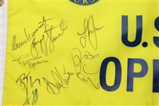 Multi Signed 1999 US Open Pinehurst #2 Flag - 39 Signatures JSA COA
