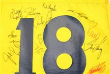Multi Signed 1999 US Open Pinehurst #2 Flag - 39 Signatures JSA COA