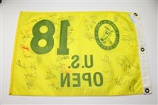 Multi Signed 1999 US Open Pinehurst #2 Flag - 39 Signatures JSA COA
