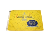 Multi-Signed Savanah Harbors Legends of Golf Tournament Flag - 45 SignaturesJSA COA