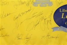Multi-Signed Savanah Harbors Legends of Golf Tournament Flag - 45 SignaturesJSA COA