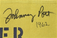 1960's Waco Turner Open Course Flown #4 Flag Signed by Pete Brown First African American to Win PGA Event