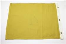 1960's Waco Turner Open Course Flown #4 Flag Signed by Pete Brown First African American to Win PGA Event