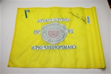 Hale Irwin Signed 1990 US Open at Medinah Embroidered Course Flag JSA COA