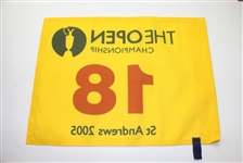2005 The Open Championship at St. Andrews Flag-Tiger Woods Win