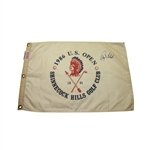 Ray Floyd Signed 1986 US Open at Shinnecock Hills GC Flag JSA COA