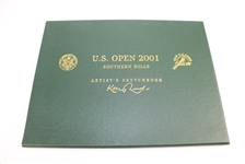 2001 US Open at Southern Hills Ltd Ed 5/250 Keith Mackie Sketchbook Signed by Artist