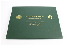 2002 US Open at Bethpage Black Ltd Ed 5/250 Keith Mackie Sketchbook Signed by Artist