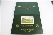 2002 US Open at Bethpage Black Ltd Ed 5/250 Keith Mackie Sketchbook Signed by Artist