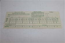 1976 US Open Championship at Atlanta Athletic Club Official Scorecard