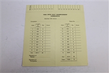 1975 Official Open Golf Championship at Carnoustie Scorecard