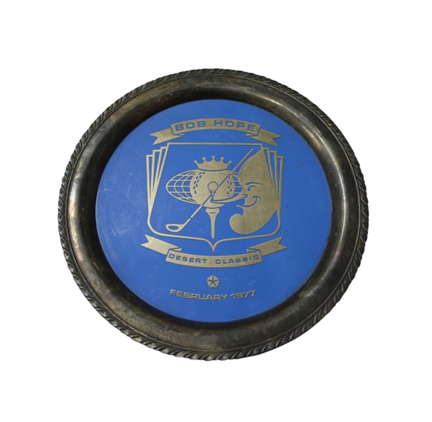 1977 Bob Hope Desert Classic Commemorative Plate
