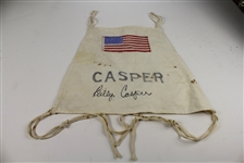 Billy Casper Signed Match Used  United States 1965 Ryder Cup Caddy Bib JSA COA PHOTO MATCHED