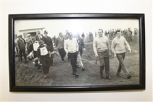 Billy Casper Signed Match Used  United States 1965 Ryder Cup Caddy Bib JSA COA PHOTO MATCHED