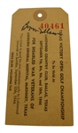 1944 Texas Victory Open Ticket Signed by Byron Nelson JSA COA