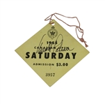 Arnold Palmer Signed 1955 Royal Canadian Open Saturday Ticket - 1st PGA WIN! JSA COA