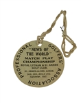 1947 "News of the World" Match Play Championship Competitor Badge
