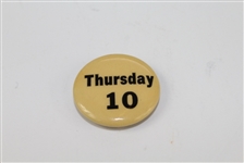 1941 PGA Championship at Cherry Hils CC Thursday Ticket with Pin - Vic Ghezzi Winner