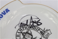 1993 PGA Championship at Inverness Ceramic Ash Tray Signed Twice by Paul Azinger JSA COA