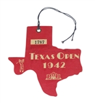 1942 Texas Open Ticket Signed by Johnny Weissmuller (Tarzan), Bing Crosby and Byron Nelson- JSA COA