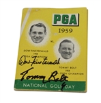 1959 National Golf Day Booklet Signed by Dow Finsterwald and Tommy Bolt JSA COA