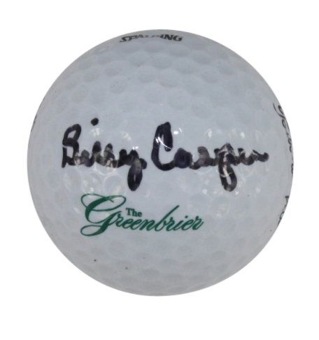 Billy Casper Signed The Greenbrier Logo Golf Ball- 79 Ryder Cup Captaining Win JSA COA