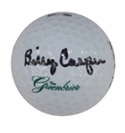 Billy Casper Signed The Greenbrier Logo Golf Ball- 79 Ryder Cup Captaining Win JSA COA