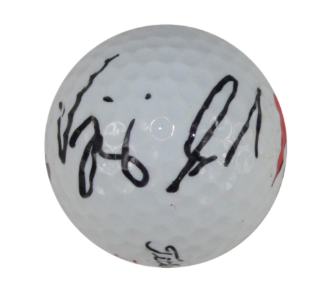 Vijay Singh Signed Sahalee Logo Golf Ball Site of His 1988 PGA Championship-JSA COA