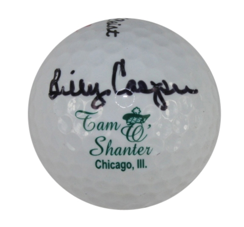 Billy Casper Signed Tam OShanter Logo Golf Ball-Site of 1965 Western Open Win