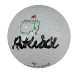 Art Wall (D-2001) Signed Masters Logo Golf Ball-1959 Masters Champion- JSA COA