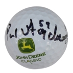 Paul Goydos Signed John Deere Classic Logo Golf Ball Site of 59 Round-W/ Inscription 