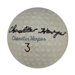 Chandler Harper Signed Personal Logo Golf Ball-1950 PGA Champion JSA COA