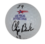 Chip Beck Signed Las Vegas Invitational Logo Golf Ball Site of 59 Round-W/ Inscription 